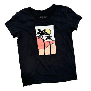 NWOT Feather 4 Arrow Palm Sunset Printed Tee Shirt